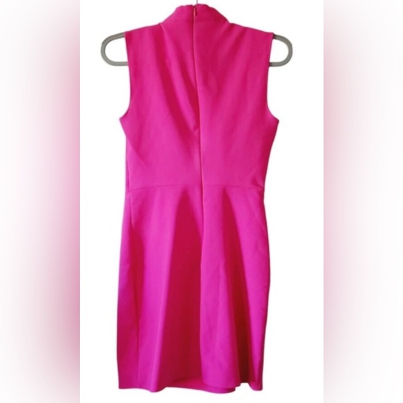 MANGO - Fushia Sleeveless Dress - Picture 3 of 6